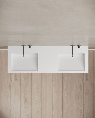 T&W 47.5-Inch Wall-Mount Solid Surface Wash Basin – TW-G286