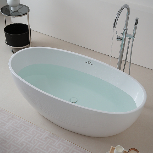 Wholesale Price Oval Freestanding Acrylic Bathtub TW-7507