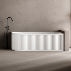 Factory Supply Quality Assurance Freestanding Fluted Bathtub TW-8123R