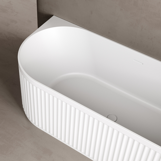 Factory Supply Quality Assurance Freestanding Fluted Bathtub TW-8123R