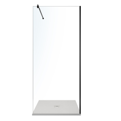 Factory Wholesale Frameless Glass Shower Screen TW105-S-11