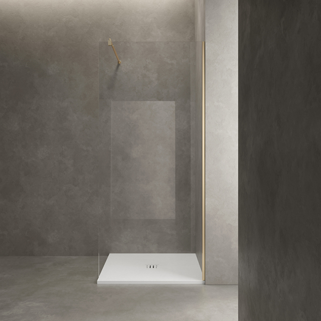 Factory Wholesale Frameless Glass Shower Screen TW105-S-11