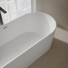 Factory Wholesale Freestanding Solid Surface Bathtub TW-8301