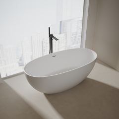 Popular Wholesale Designer Oval Freestanding Solid Surface Bathtub XA-8507