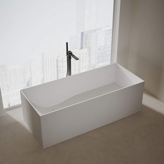 Factory Wholesale Freestanding Artificial Stone Bathtub TW-8572