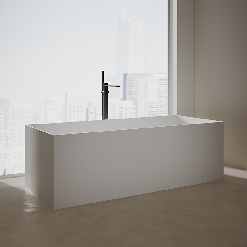 Factory Wholesale Freestanding Artificial Stone Bathtub TW-8572