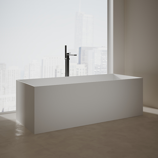 Factory Wholesale Freestanding Artificial Stone Bathtub TW-8572