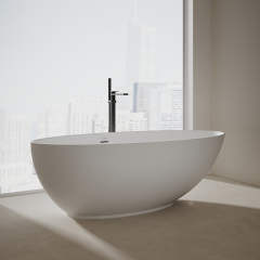 Factory Supply Quality Assurance Corner Freestanding Solid Surface Bathtub TW-8003