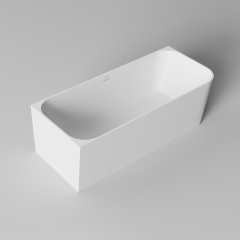 Factory Supply Quality Assurance Corner Freestanding Solid Surface Bathtub TW-8611L