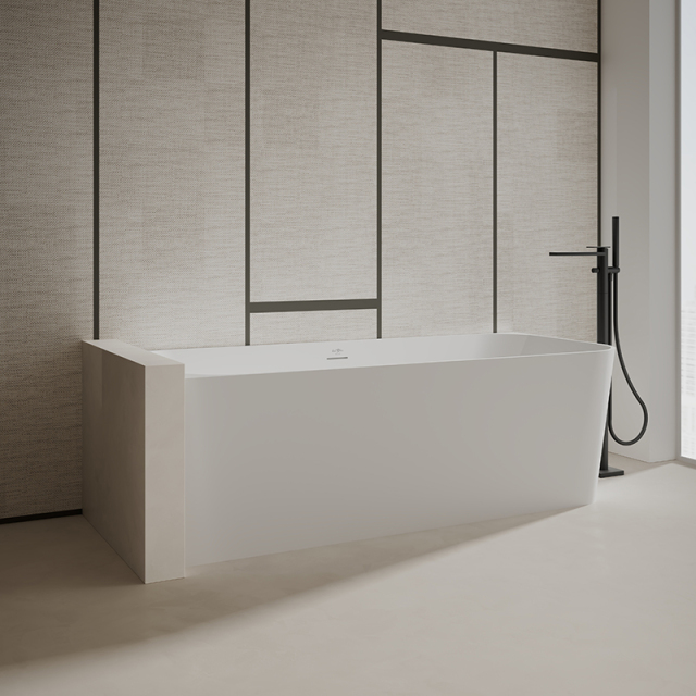 Factory Supply Quality Assurance Corner Freestanding Solid Surface Bathtub TW-8611L
