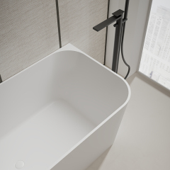 Factory Supply Quality Assurance Corner Freestanding Solid Surface Bathtub TW-8611L