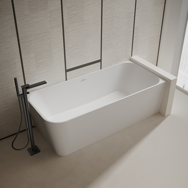 Factory Supply Quality Assurance Corner Freestanding Solid Surface Bathtub TW-8611R