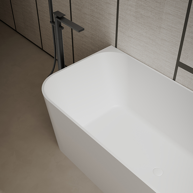 Factory Supply Quality Assurance Corner Freestanding Solid Surface Bathtub TW-8611R
