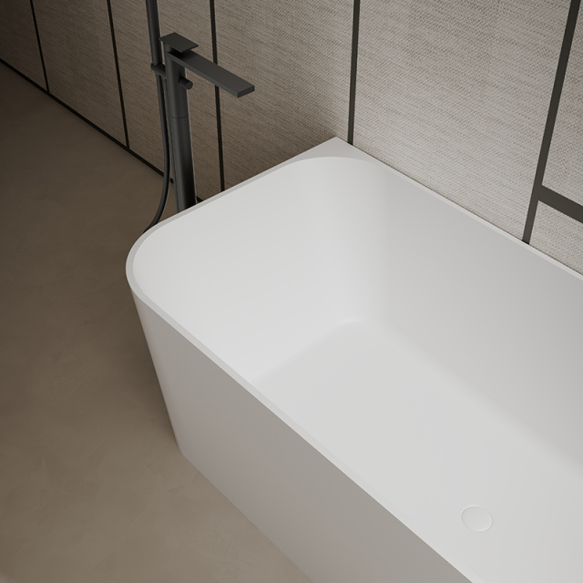 Factory Supply Quality Assurance Corner Freestanding Solid Surface Bathtub TW-8611R