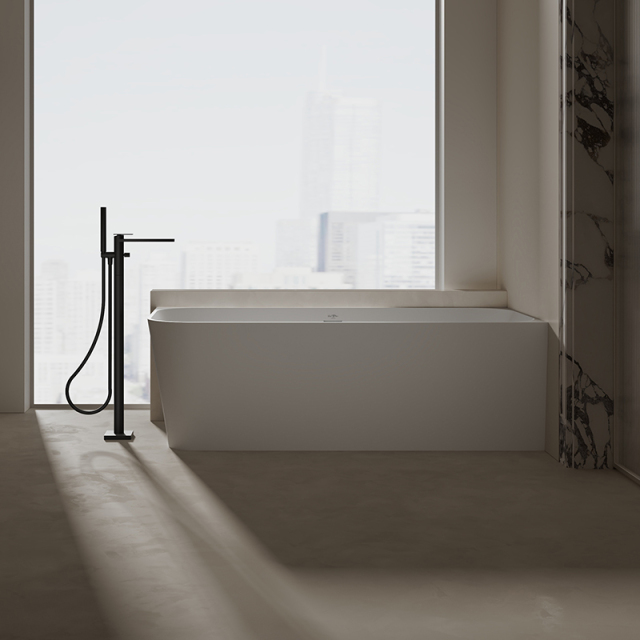 Factory Supply Quality Assurance Corner Freestanding Solid Surface Bathtub TW-8611R