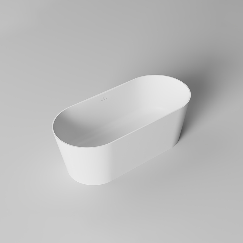 Popular Wholesale Designer Oval Freestanding Solid Surface Bathtub XA-8860