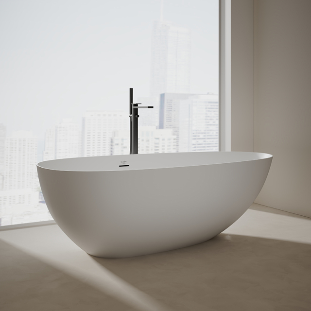 Popular Wholesale Designer Freestanding Artificial Poly Stone Bathtub TW-8866
