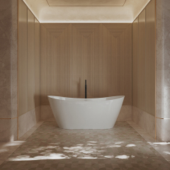 Wholesale Price High-End Oval Freestanding Acrylic Bathtub TW-6612