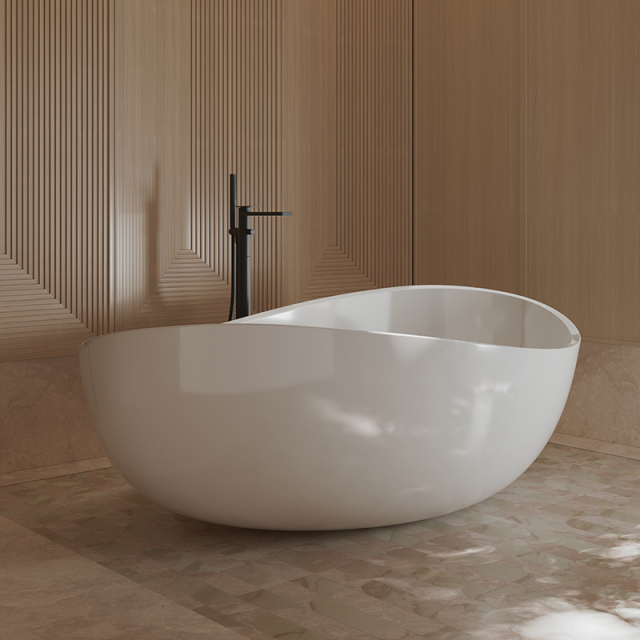 Wholesale Fashion Colorful Oval Free Standing Acrylic Bathtub TW-6620
