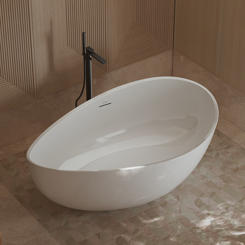 Wholesale Fashion Colorful Oval Free Standing Acrylic Bathtub TW-6620