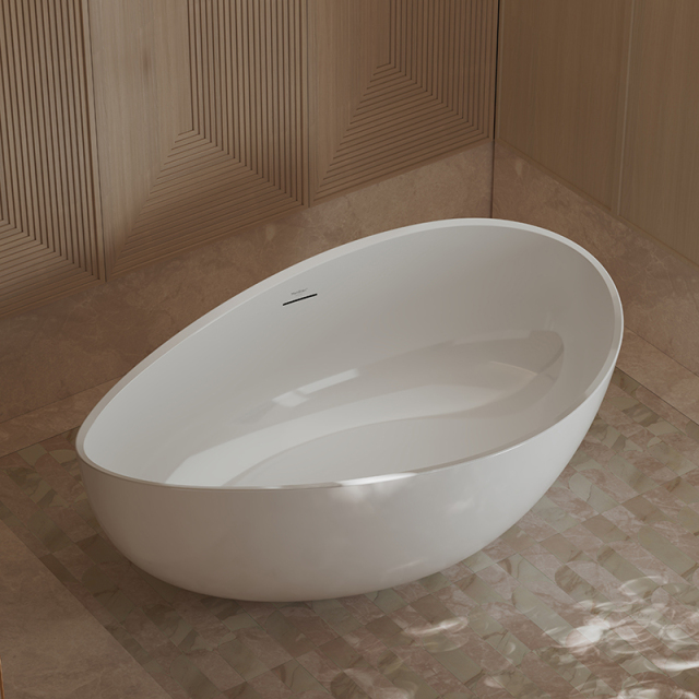 Wholesale Fashion Colorful Oval Free Standing Acrylic Bathtub TW-6620