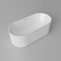 Wholesale Price Freestanding Acrylic Fluted Bathtub TW-7111