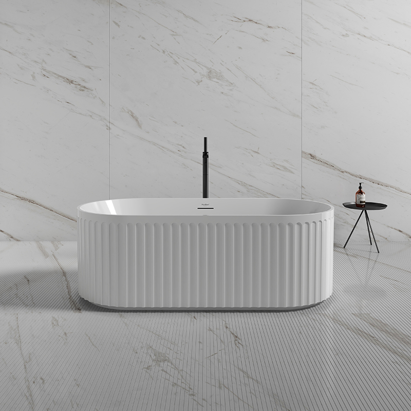 Wholesale Price Freestanding Acrylic Fluted Bathtub TW-7111