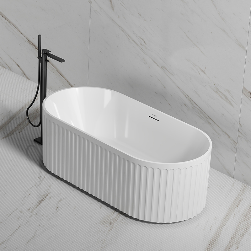 Wholesale Price Freestanding Acrylic Fluted Bathtub TW-7111