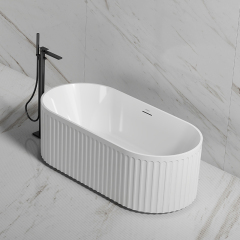 Wholesale Price Freestanding Acrylic Fluted Bathtub TW-7111