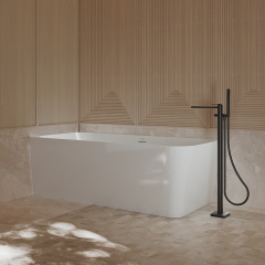 Hot Style Wholesale Freestanding 2 Wall Corner Acrylic Bathtub TW-7611L