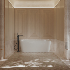 Wholesale Price Back To Wall Acrylic Bathtub TW-7619
