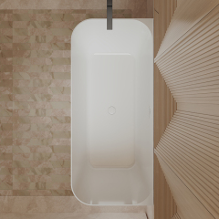 Wholesale Price Back To Wall Acrylic Bathtub TW-7619