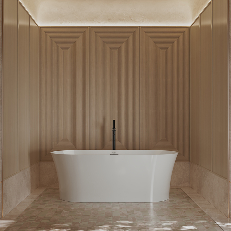 China Wholesale Factory Oval Freestanding Acrylic Bathtub TW-7720