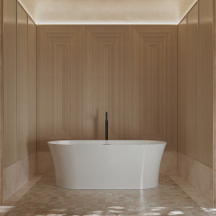 China Wholesale Factory Oval Freestanding Acrylic Bathtub TW-7720