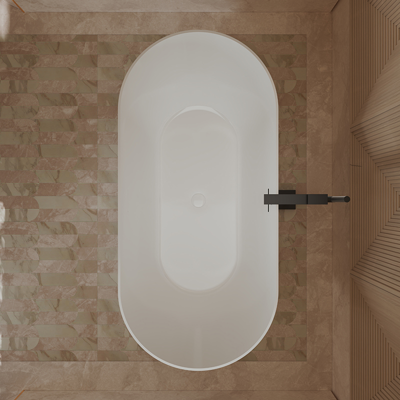 China Wholesale Factory Oval Freestanding Acrylic Bathtub TW-7720
