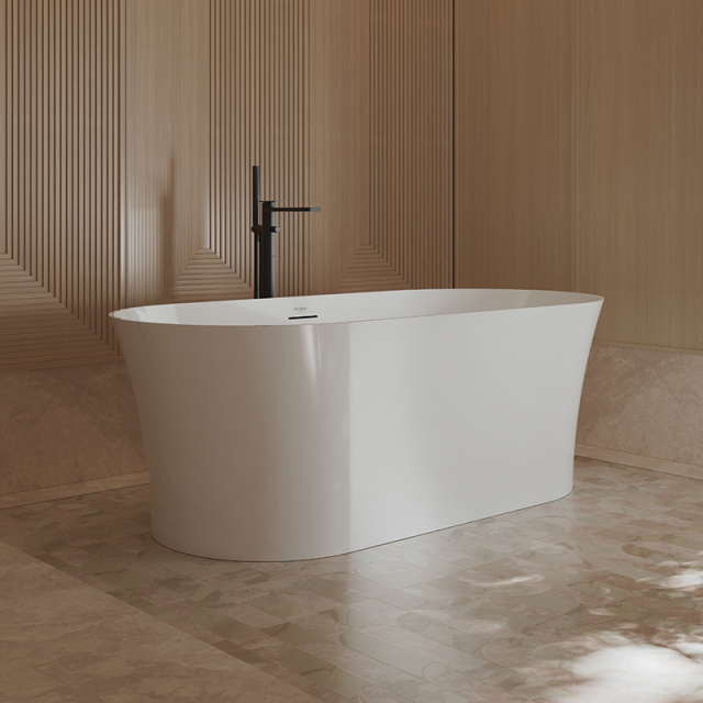 China Wholesale Factory Oval Freestanding Acrylic Bathtub TW-7720