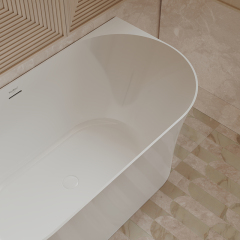 Hot Style Wholesale Back To Wall Freestanding Acrylic Bathtub TW-7725