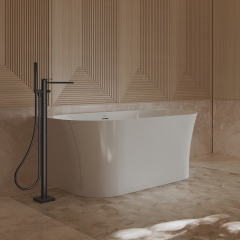 Hot Style Wholesale Back To Wall Freestanding Acrylic Bathtub TW-7725