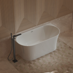 Hot Style Wholesale Back To Wall Freestanding Acrylic Bathtub TW-7725