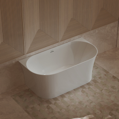 Hot Style Wholesale Back To Wall Freestanding Acrylic Bathtub TW-7725
