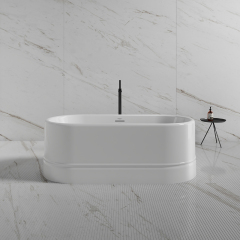 Factory Supply Quality Assurance Oval Freestanding Acrylic Bathtub TW-7780
