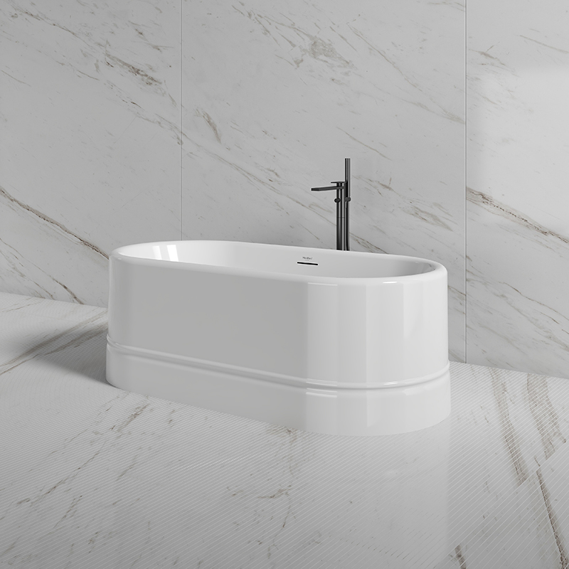 Factory Supply Quality Assurance Oval Freestanding Acrylic Bathtub TW-7780