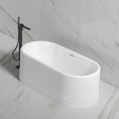 Factory Supply Quality Assurance Oval Freestanding Acrylic Bathtub TW-7780