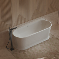 Hot Style Wholesale Back To Wall Freestanding Acrylic Bathtub TW-7797