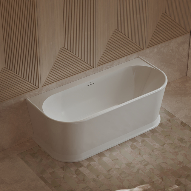 Hot Style Wholesale Back To Wall Freestanding Acrylic Bathtub TW-7797