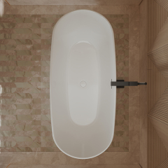 Popular Wholesale Designer Oval Pedestal Acrylic Bathtub TW-7798