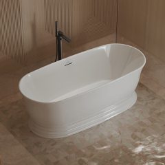 Popular Wholesale Designer Oval Pedestal Acrylic Bathtub TW-7798