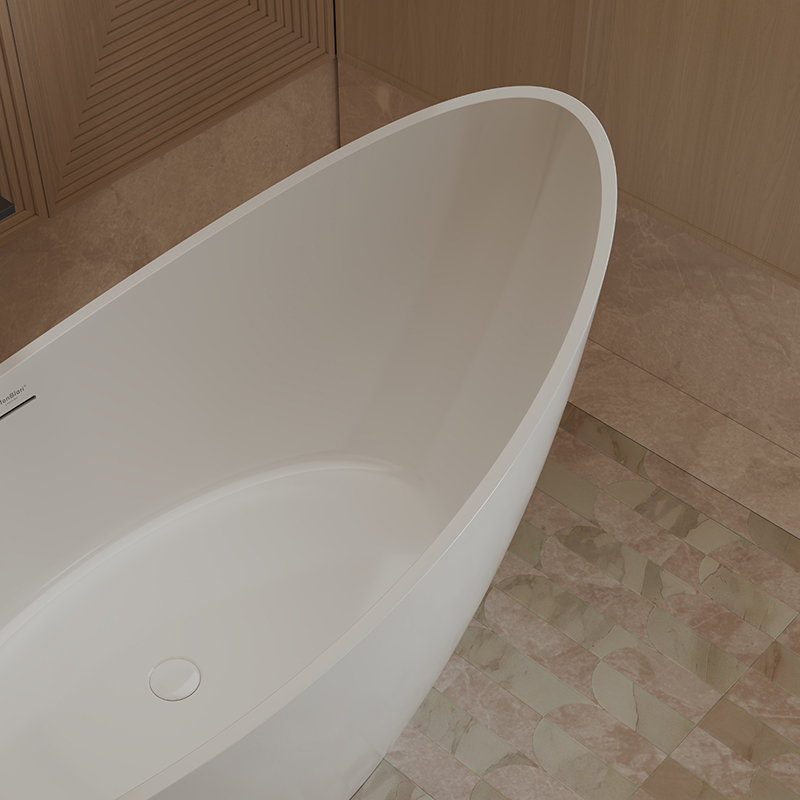 Quality Wholesale Unique Design Moon-Shaped Colorful Freestanding Acrylic Bathtub XA-118