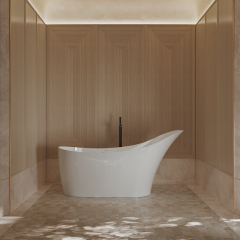 Factory Wholesale Oval Freestanding Acrylic Bathtub XA-169