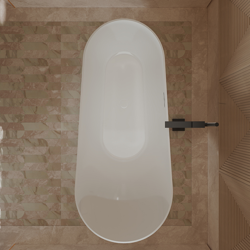 Factory Wholesale Oval Freestanding Acrylic Bathtub XA-169